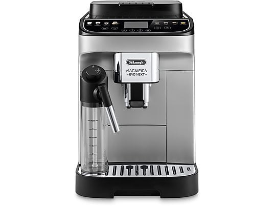 DELONGHI Magnifica Evo Next ECAM310.80.SB - 13 Rezepte, 3 Benutzerprofile, einfache Bedienung, Kaffeevollautomat Silber/Schwarz