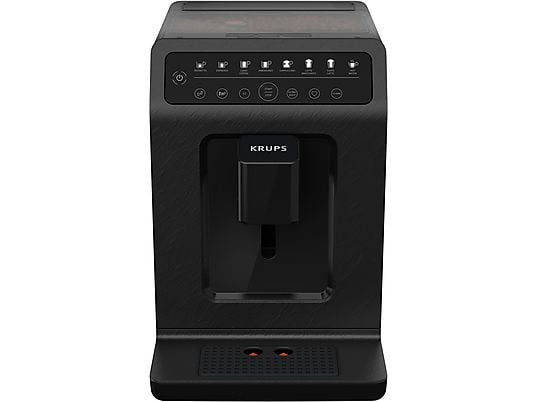 KRUPS EA897B Evidence ECOdesign Kaffeevollautomat Schwarz mit Schiefer-Optik