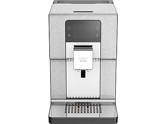 KRUPS EA877D Intuition Experience+ Kaffeevollautomat Schwarz/Silber