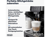 DELONGHI Magnifica Start Milk ECAM220.60.B - 4 Kaffeerezepte, cremiger Milchschaum, Direktwahltasten, einfache Bedienung, Kaffeevollautomat Schwarz
