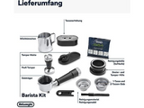 DELONGHI La Specialista Arte EC9155.MB - 8 Mahlgrade und vorprogrammierte Kaffee-Rezepte, Siebträger Espressomaschine Edelstahl/Schwarz