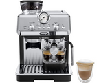 DELONGHI La Specialista Arte EC9155.MB - 8 Mahlgrade und vorprogrammierte Kaffee-Rezepte, Siebträger Espressomaschine Edelstahl/Schwarz